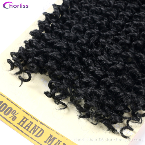 Wholesale 18'' 3pcs/Bag PassionTwist Freetress Crochet hair Heat Resistant Water Wave Crochet Braiding Hair Afro For Black Women